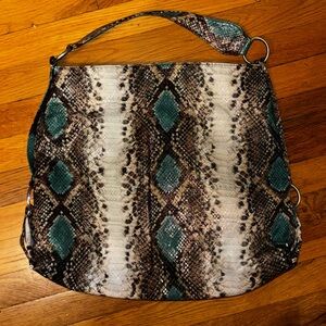 Chicos python hobo sling bag
